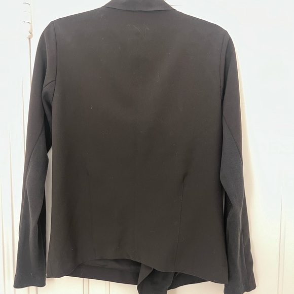 Gold Hawk silk fluid blazer jacket, size S, black - Picture 3 of 5